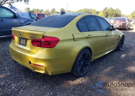 2016 BMW M3 from USA, damaged, VIN WBS8M9C59G5E68255